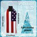 Liliaafar Floating Keychain 3 Pack Floating Key Ring Foam Neoprene Waterproof Holds 12 Key for Paddleboarding, Boating