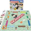 Spin Master Games, Monopoly Giant Edition, Classic Family Board Game for Indoor & Outdoor Play with Oversized Board, Screenless Activity, 2-4 Players, for Ages 6 & Up