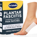 Dr. Scholl's Plantar Fasciitis Pain Patches with Hydrogel Flexible Technology, 8 Ct // Clinically Tested 12Hour Daily Pain Relief  Contours to Your Foot  with Lidocaine & Menthol, 8 Treatments