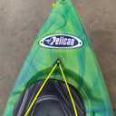 Pelican Argo 100X - Recreational Sit in Kayak - Lightweight Patented Ram-X Material - Ergoform Seating System - 10 ft (Fade Deep Blue White)