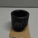 3/4" Drive 2-1/4" Impact Socket, 6-Point, Heat Treated