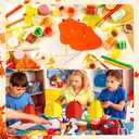 Geelin 24 Pcs DIY 3D Pumpkin Fall Wood Crafts to Paint 7.9 Inches Unfinished Wooden Slices for Craft Paintable Autumn Wood Cutouts for Kid Adult Thanksgiving Halloween Decor Gift(Blank Style)