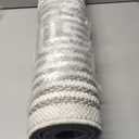 JONATHAN Y Bandol Mitre Stripe Gray/Ivory Runner Rug, 2x8, Modern, Classic, Geometric, Easy-Cleaning for Living Room, Bedroom, Kitchen, Pet Friendly, Non-Shedding (MOH211E-28)