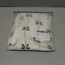 SOLY HUX Women's Bow Print Off The Shoulder Tops Tie Front Lantern Long Sleeve Blouse Shirt (S)