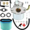 Carburetor Carb Kit Compatible with 591925 698479 693518 698475 Engine Motor Powered Chipper Compatible with Shredder Craftsman Garden Tiller with Air Filter Fuel Filter Spark Plug Gasket