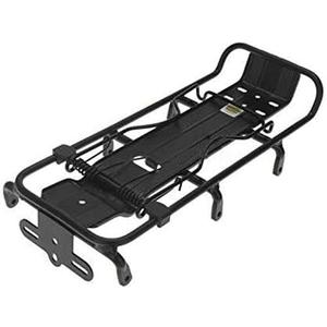 Bicycle luggage rack Bicycle Racks Cycling MTB Aluminum Alloy Bicycle Carrier Rear Luggage Rack Shelf Bracket for Disc Brake/V-brake Bike Black