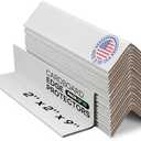 IDL Packaging 2” x 2” x 9” Cardboard Edge Protector (Pack of 20) - Corner Protectors for Shipping, Storage, & Moving – Reinforced Corner Guard Protection for Pallets, Wall Corners, & Furniture