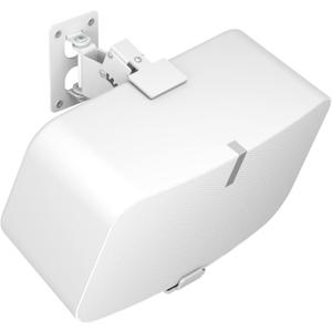 Heavy Duty Speaker Wall Mount for Sonos 5 & Play 5 Mount - Tilt & Swivel Adjustable for Sonos 5 & Five Wall Mount and Sonos Play 5 Gen 2 Mounting Bracket, White