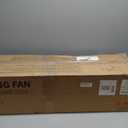 96 Inch Industrial Ceiling Fans with Light,Brushed Nickel HVLS Ceiling Fan with 6 Speeds Reversible Motor,High CFM Indoor/Outdoor Ceiling Fan with 7 Aluminum Blades for Barn shop,Commercial