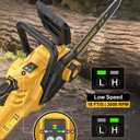 14 Inch Brushless Electric Chainsaw Cordless for Dewalt 20V Battery, Compact Chain Saw with Auto Oiler, Low Kickback, Battery Powered Chainsaw for Tree Trimming, Storm Clean-Up, Wood Cutting, Pruning