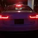 iJDMTOY OEM-Spec Red Lens Full LED Rear Windshield High Mount Third Brake Light Bar Assembly Compatible With 2008-2017 Audi A5 S5 2-Door Coupe