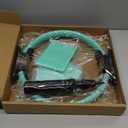 Tsikavo Pilates Ring, Pilates Ring Circle and Ball Set, 12 Inch Magic Circle Pilates Ring,9 Inch Small Exercise Ball,Resistance Bands Set, Home Pilates Equipment for Women (Teal)