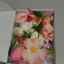 K KUMEED 8 PCS Artificial Flowers Hanging Decorations,Pink Hanging Flowers Garland with Hooks Spring Party Decorations for Wedding Party Background Birthday Baby Shower Home Birthday Decorations