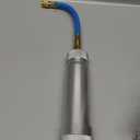 DASBET A/C Oil and Dye Injector with Snap Quick Coupler, 2 OZ Hand Turn Screw-in Air Conditioning Coolant Filling Tube Injection Tool with 1/4 inch SAE Connector for R410A, R134A, R22 and R12