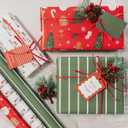 Beautiful Christmas Gift Wrapping Paper Rolls For Small & Medium Size Gifts - Set of 3 Quality Paper Rolls With Cute Designs - Add a Touch of Magic to Every Gift You Wrap - 17 in x 120 in Per Roll