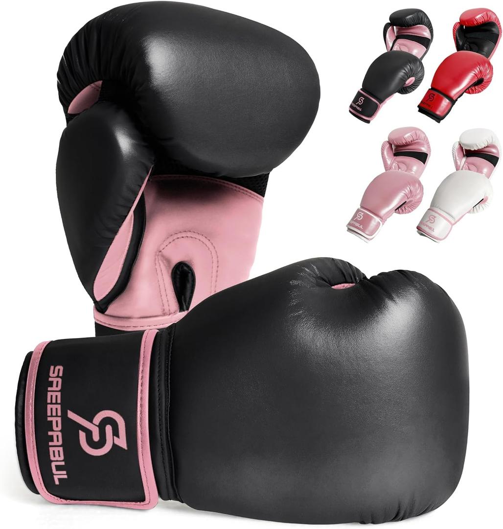 S200 Boxing Gloves for Men and Women Suitable for Boxing Kickboxing Mixed Martial Arts Maui Thai MMA Heavy Bag Fighting Training (14oz, Raspberry)