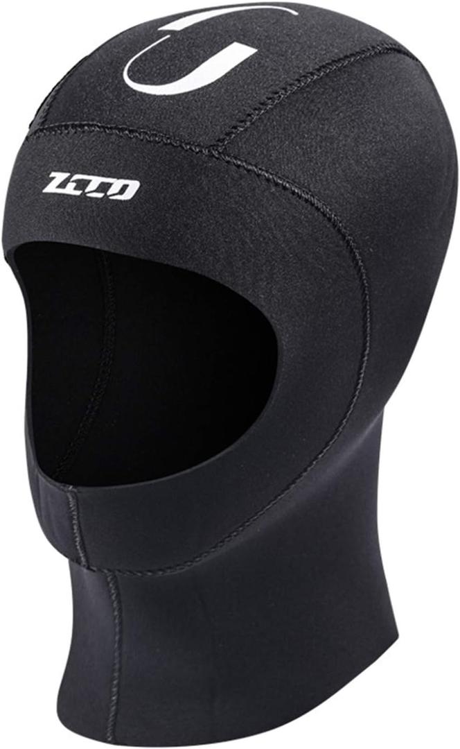 ZCCO Diving Hood 3mm/5mm Neoprene Wetsuit Hood - Durable & Stretchable Cap for Snorkeling, Kayaking, Surfing, Canoeing & Water Sports, L