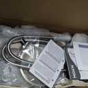 Moen Ronan Spot Resist Brushed Nickel Handshower and Rainfall Shower Head Trim Combo with Handle, Tub Spout, and Metal Hose, 82024SRN