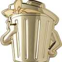 Honkai: Star Rail Lordly Trashcan: Metal Fridge Sticker (Gold Version)