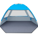 Gorich Beach Tent Sun Shelter for 3/4-5/6-7/8-10 Person with UPF 50＋ UV Protection, Lightweight & Easy Setup Beach Shade Canopy, Portable Beach Shade Tent Beach Cabana (10 person)