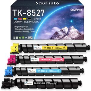 SavFinto TK-8527 TK-8529 Toner Cartridge Set TK8527 TK8529 TK 8527 TK 8529