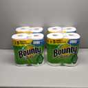 Bounty Paper Towels Select-A-Size, White, 2 Double Plus Rolls = 5 Regular Rolls, 4 Pieces, 8 Rolls