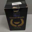 HOTEC 12-PACK BPA Free Unbreakable Plastic Cereal Bowls - Microwave & Dishwasher Safe Soup Salad Camping Bowls, 26OZ, Multicolor