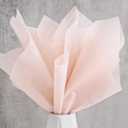 OUKEYI 40 Sheets Korean Of Cotton Wrapping Flower Paper Non-Woven Floral Wrapping Paper, Waterproof Pleated Withdrawable Flower Bouquet Lining Paper Gift Packaging Paper (Lotus root pink color)