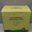 GreenWorks 6 inch and 8 inch Heavy-duty Compostable Plates (each 50 Count), 100 Count Bagasse and Bamboo Fiber Disposable Paper Plates