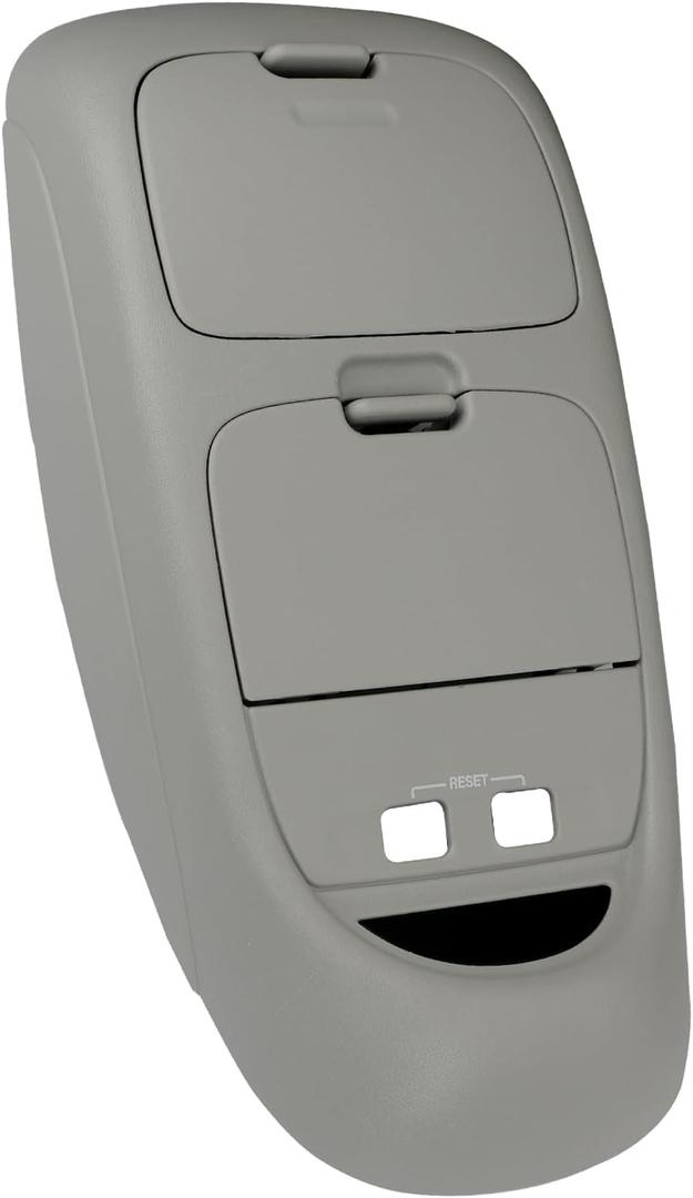 TQPONLY Overhead Console Assembly w/o Sunroof | Compatible with 2002-2004 Ford Super Duty F250 F350 F450 F550 Truck | Replaces 2C3Z25519A70AAC 2C3Z-25519A70-AAC Interior Roof Console Panel (Gray)