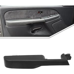 Interior Door Armrest Handle Front Left Driver for 1999-2006 Suburban Avalanche Tahoe Yukon Escalade #88981547 15703701 15703702 88981548 Black