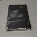 2 x 2025 Planner Weekly & Monthly, 18 Months Daily Planner 2025-2026, Jul.2025-Dec.2026, Calendar Agenda Planner with Tabs Sticker, A5 Size, 100GSM Paper, Black