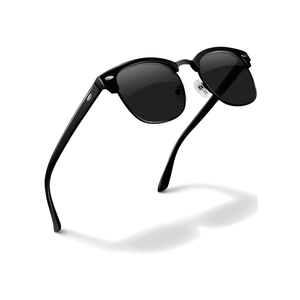 livho Rimless Trendy Polarized Sunglasses Men Women, Retro Sun Glasses for Men Women 2025, Semi Rimless UV Protection Shades