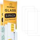 3 x Mr.Shield Screen Protector compatible with Garmin Descent X50I [Tempered Glass] [3-PACK] [Japan Glass with 9H Hardness]