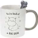 You're Kind Of A Big Deal - Hippo Gray 17oz Dolomite Coffee Cup Mug