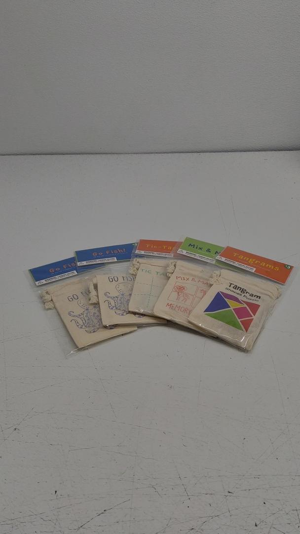 SET OF SEASONAL CELEBRATIONS TANGRAM SHAPES PUZZLES, PACK OF 5