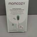 Momcozy Bottle Brush Kit Pro, Innovative Push-Press Design for Deep Cleaning - Bottle Cleaner Brush for Bottle/Breast Pumps/Nipple - Clog-Free Brush & Foam-Generating Design for Better Cleaning, Green