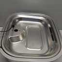 PETNF 3-Gallon Stainless Steel Dog Water Fountain for Large Dogs, Dog Water Bowl Dispenser with 4 Filters, Visible Water Window, Quiet Pump & LED Low-Water Indicator