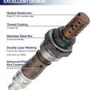 O2 Oxygen Sensor Upstream and Downstream for Chevy Avalanche Silverado Suburban 1500 Tahoe for GMC Sierra Yukon XL 4.8 5.3 6.0 6.2L, for Cadillac Escalade 6.0 6.2L, Replace 234-4668 234-4256 4Pcs
