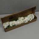 ZYTUYO 20 inches 4 Pcs Ivory White Real Touch Hydrangea Artificial Flowers Boho Lifelike Real Looking Latex Hydrangeas Flower with Long Stem for Home Decor Spring Table Centrepiece