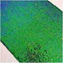 ShinyBeauty Table Runner 2 Pack Sequin Table Runners Green Blue 12inx108in Curtains Glitter Runner for Weddings (Iridescent Green) 