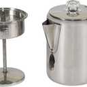 Stainless Steel Percolator Coffee Pot 9 Cups (276-9), Silver