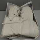 White Snow Boots for Women Waterproof Platform Winter Boots Anti-Slip Warm, Comfortable Outdoor Booties, Size 8