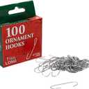 Kurt Adler Christmas Ornament Hooks 100 Pieces Box Set