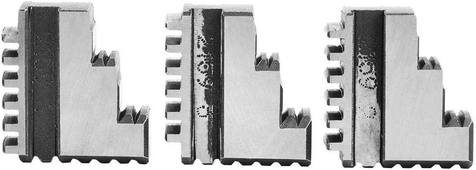Chuck Jaw, 3 Pcs K11-100 Internal Jaw 4in Chuck 20CrMnTi High Strength Long Service life Chuck Jaw Long Service Life