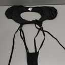 Erotay The Temptress Lingerie One Piece Sexy Bodysuit Exotic Set w/Thong Womens Teddy Lounge Outfit Petite Woman's Lingerie (Black, S)