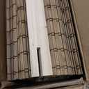 UNISHADES Cordless Bamboo Roman Shades for Windows, Blinds Size (39" W 64" H) Colour (Highfield Teak)