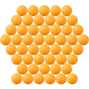 40MM Ping Pong Balls, 50 or 80 Pack Assorted Colored Plastic Balls for Beer Pong, Arts and Craft