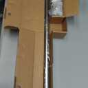 Ivilon Drapery Treatment Window Curtain Rod - Square Design 1 1/8 Rod. 28 to 48 Inch. Satin Nickel