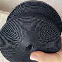 Hook and Loop Sewing Fasteners Non Adhesive Interlocking Tape Holding for Fabrics Leather Clothes Crafting Replace Broke Zipper and Snaps (4/5 inch)